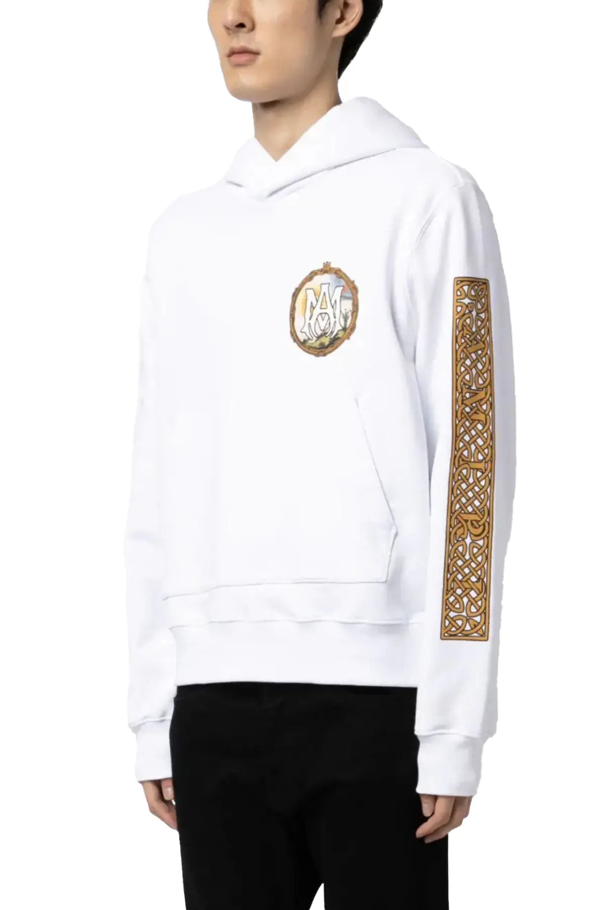AMIRI Alchemy Frame Hoodie White