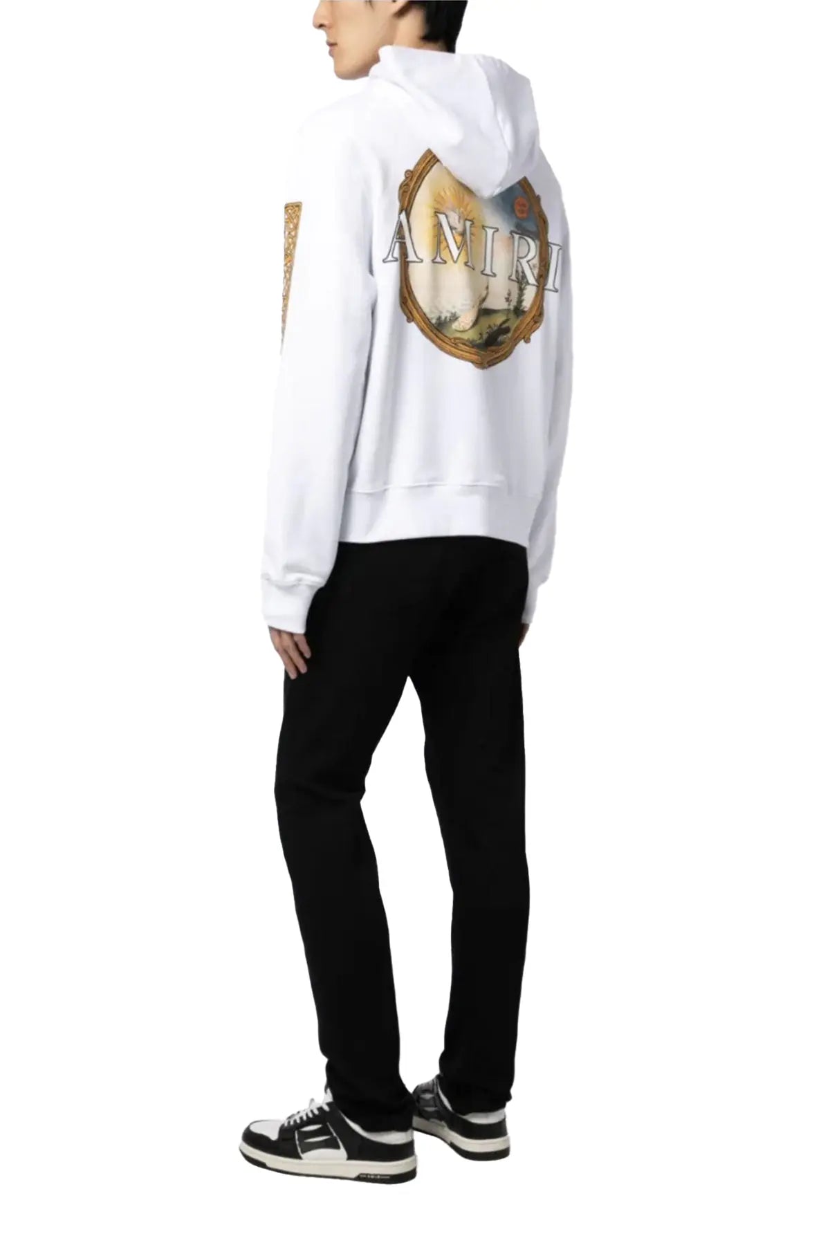 AMIRI Alchemy Frame Hoodie White