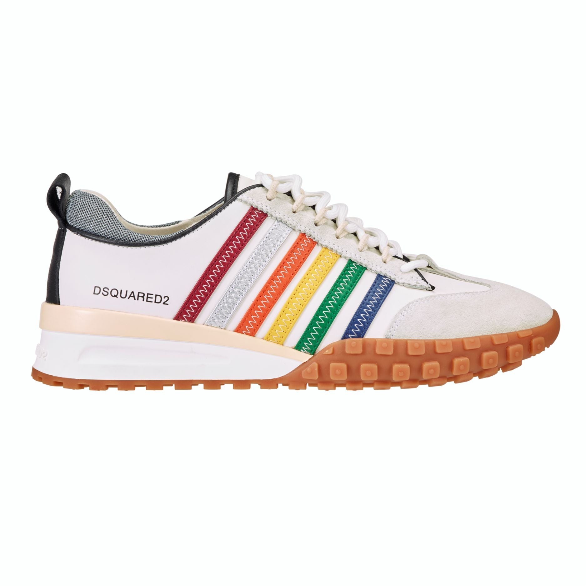 Sneakers mit Regenbogenstreifen – D2-Outlet