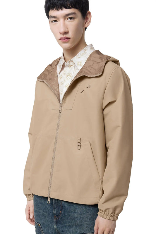 LOUIS VUITTON Monogram Reversible Nylon Windbreaker