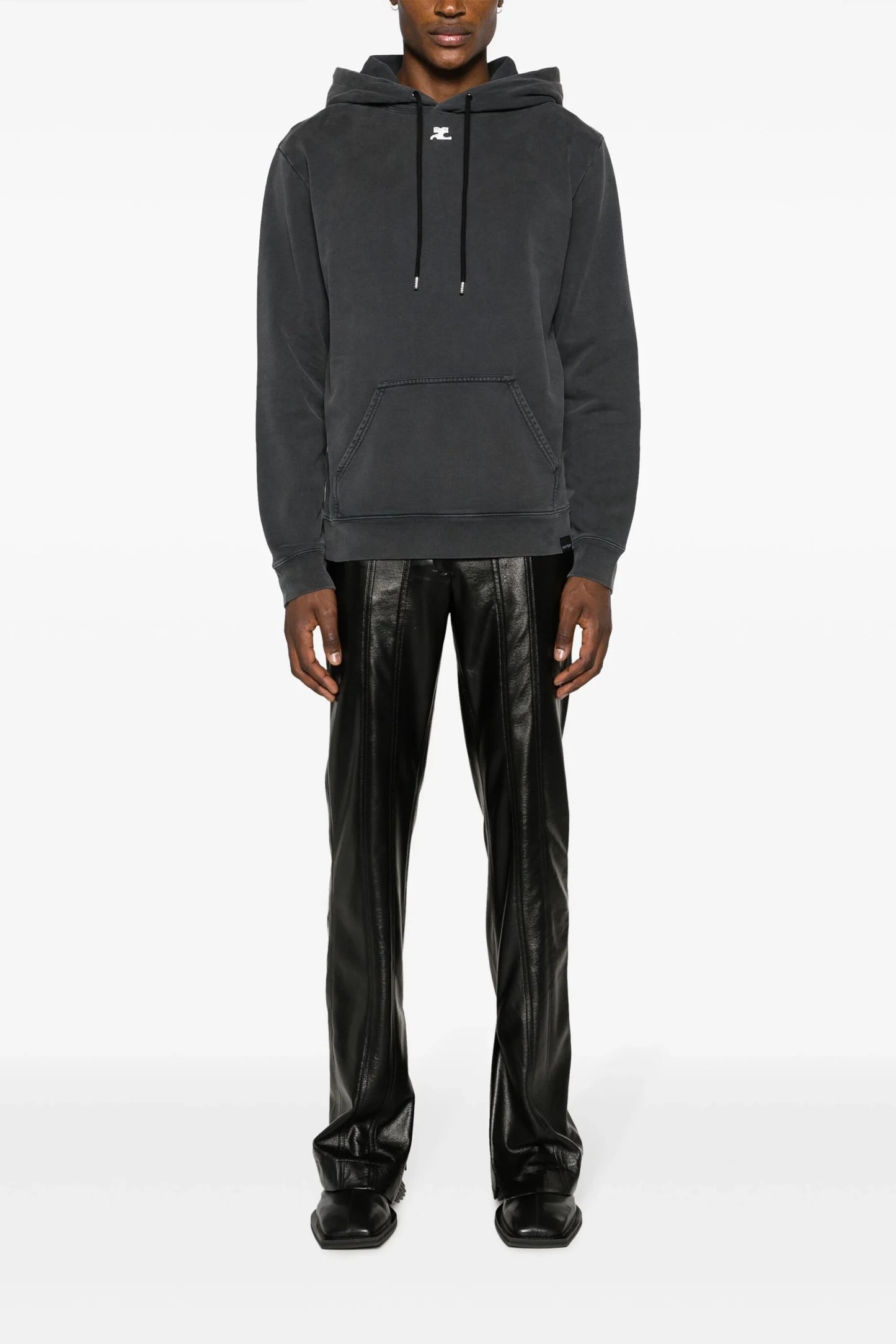 Courrèges stonewashed hoodie