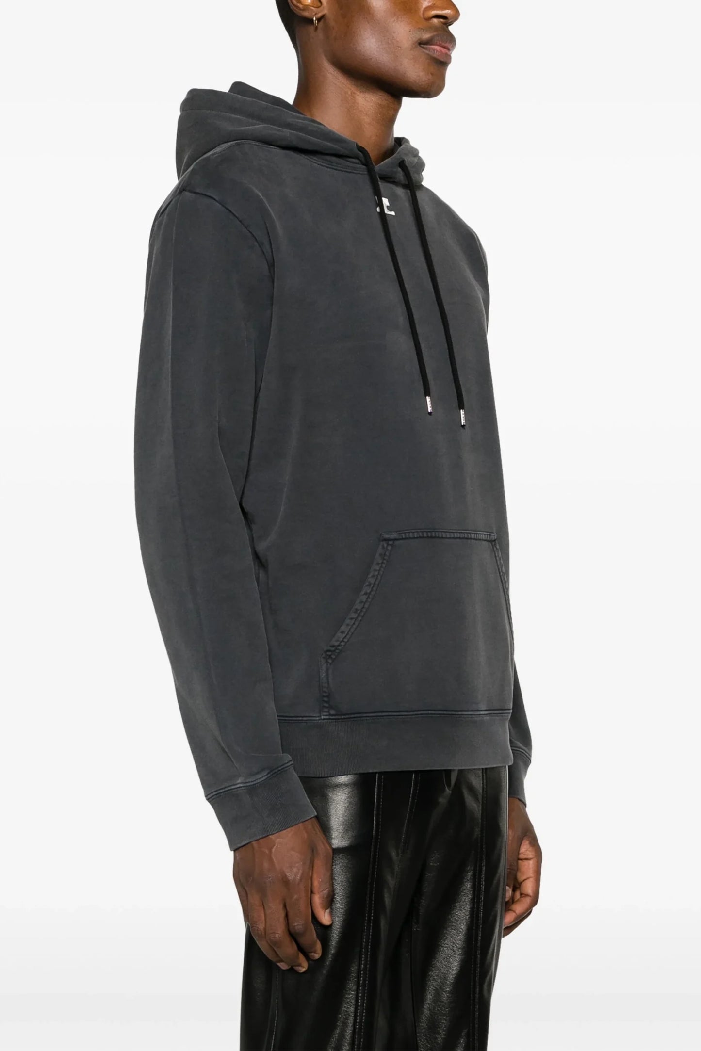 Courrèges stonewashed hoodie