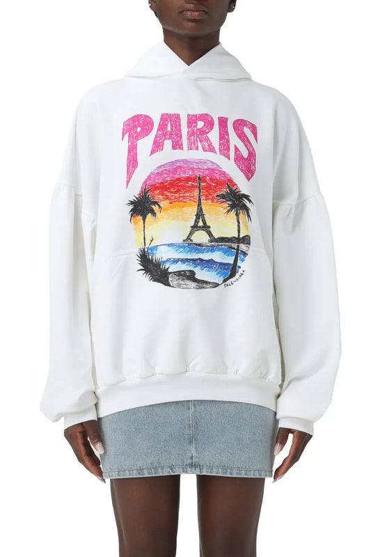 BALENCIAGA Paris Tropical cotton hoodie