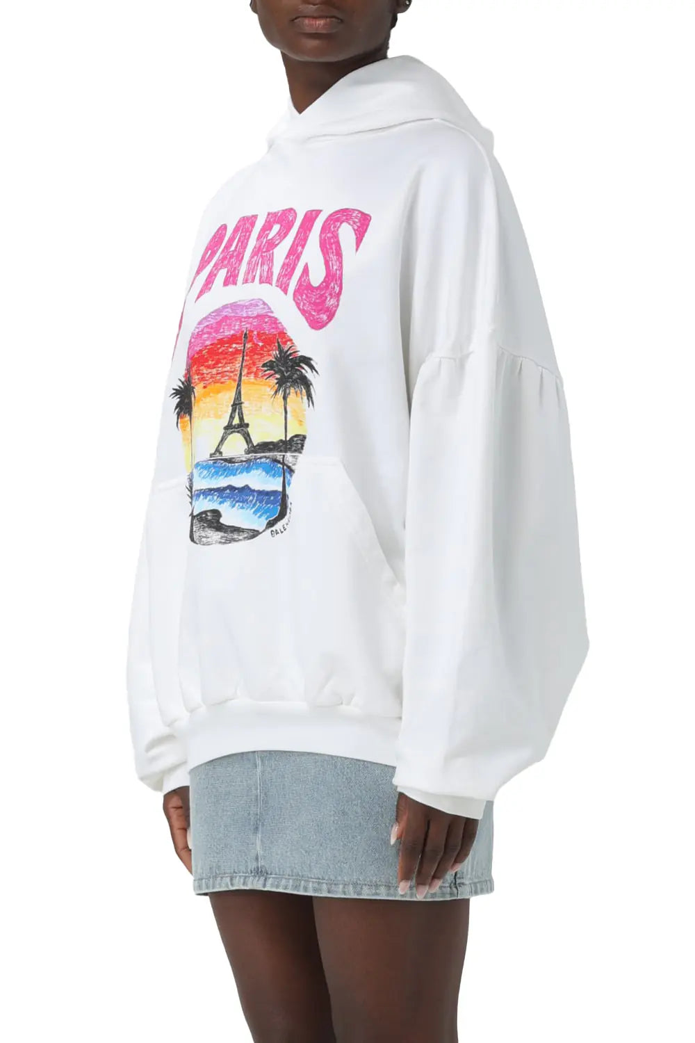 BALENCIAGA Paris Tropical cotton hoodie