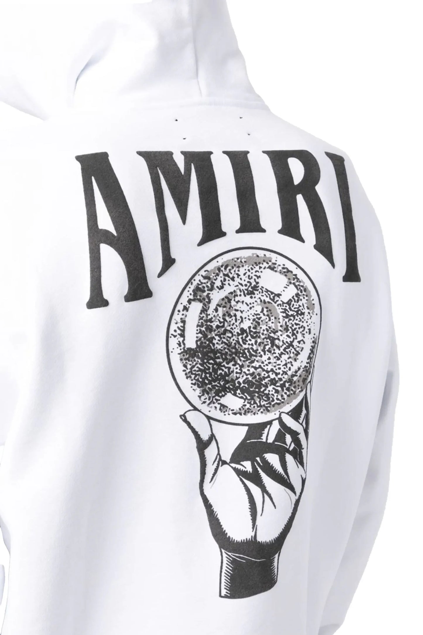 AMIRI logo-print cotton hoodie