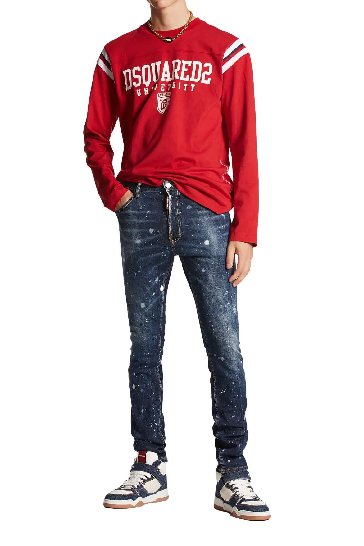 DSQUARED2 DARK MOLDY WASH COOL GUY JEANS