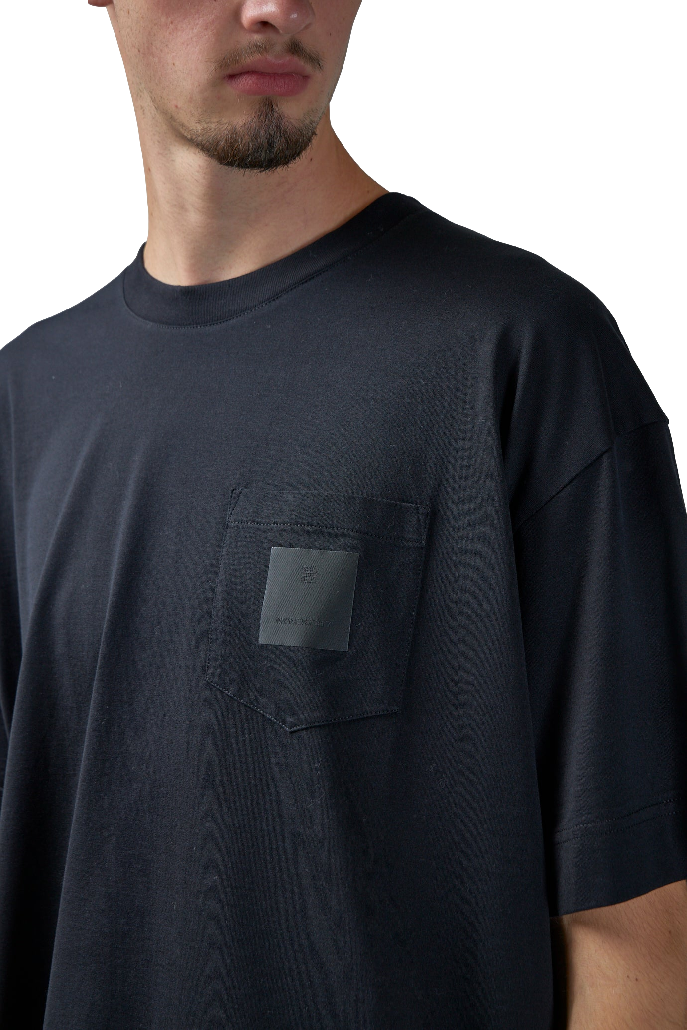 Givenchy Logo Patch Crewneck T-Shirt