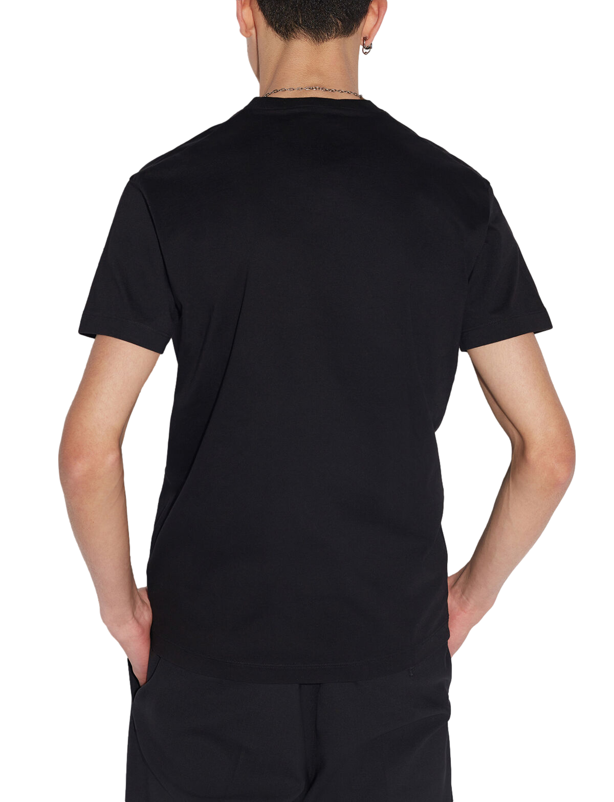 DOODLE LOGO FACE T-SHIRT BLACK