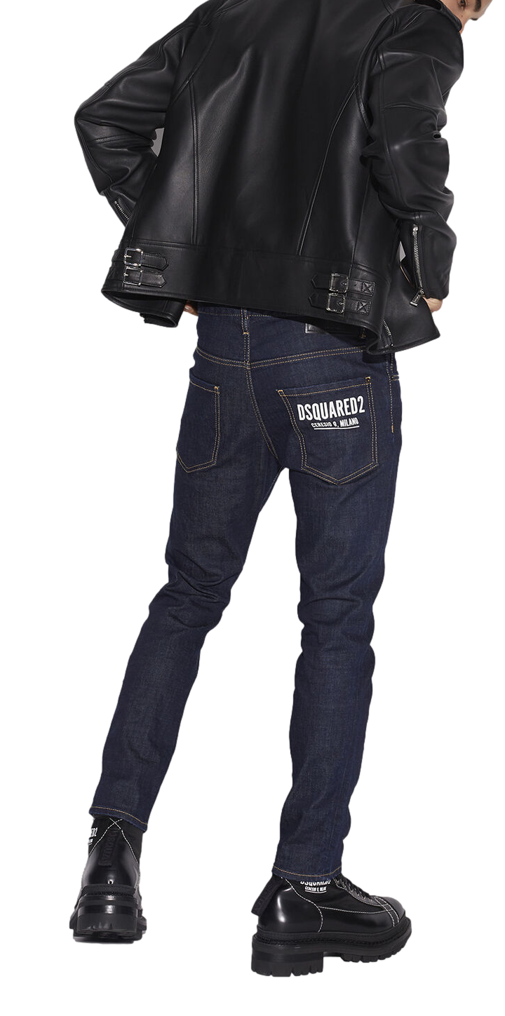 DARK RINSE CERESIO 9 SKATER DENIM JEANS